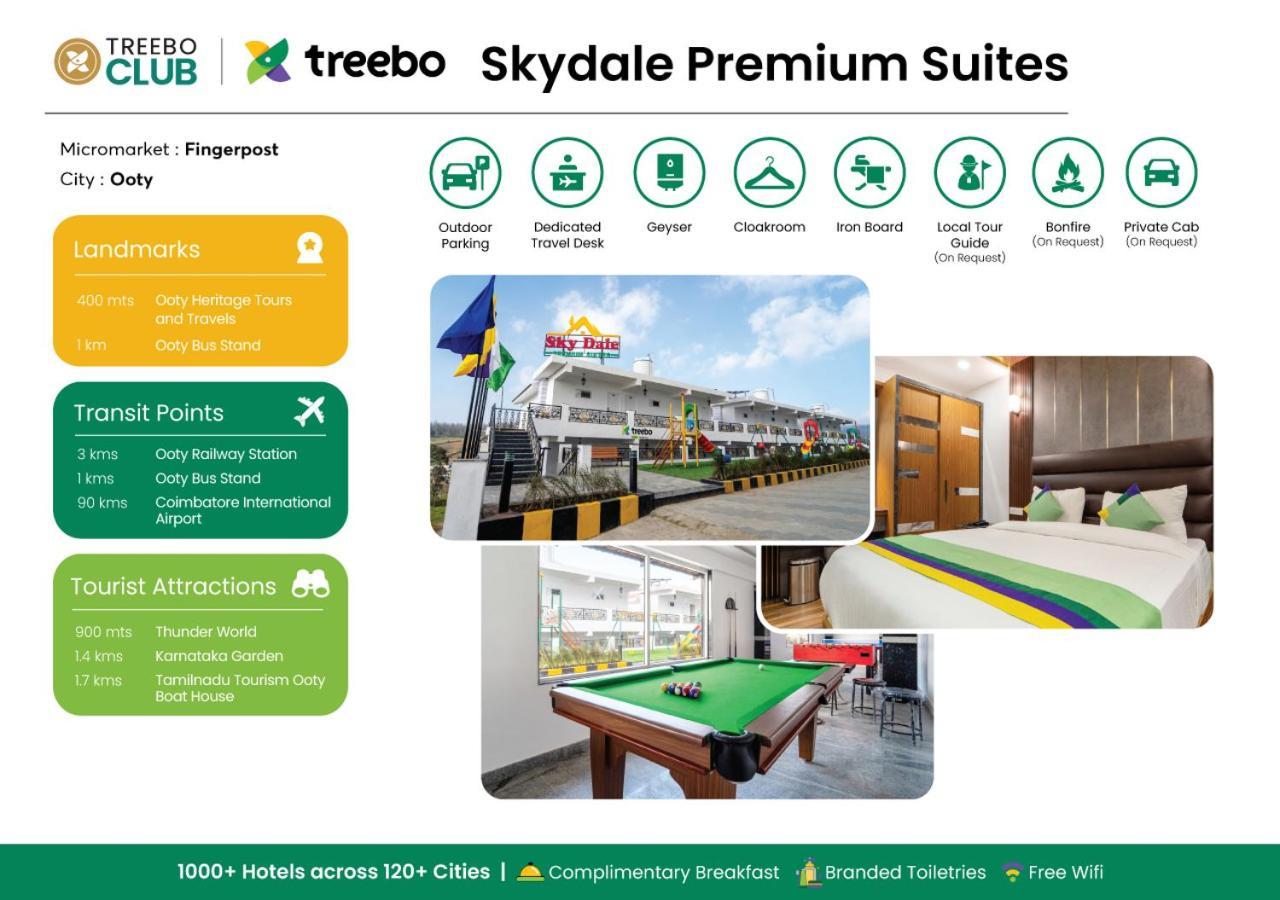 Treebo Skydale Premium Suites, 1500 Mtrs From Ooty Lake Exteriör bild